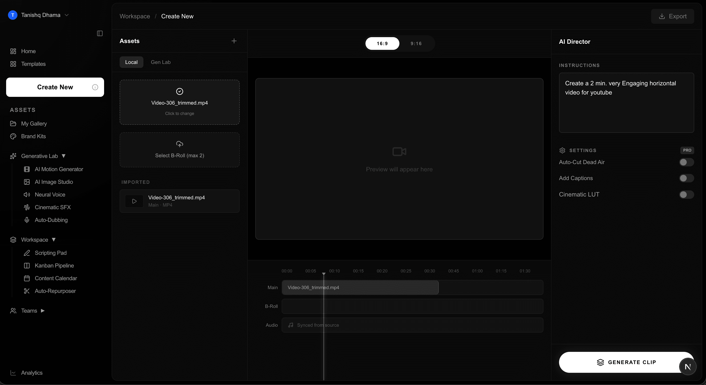 Active Editor Mockup