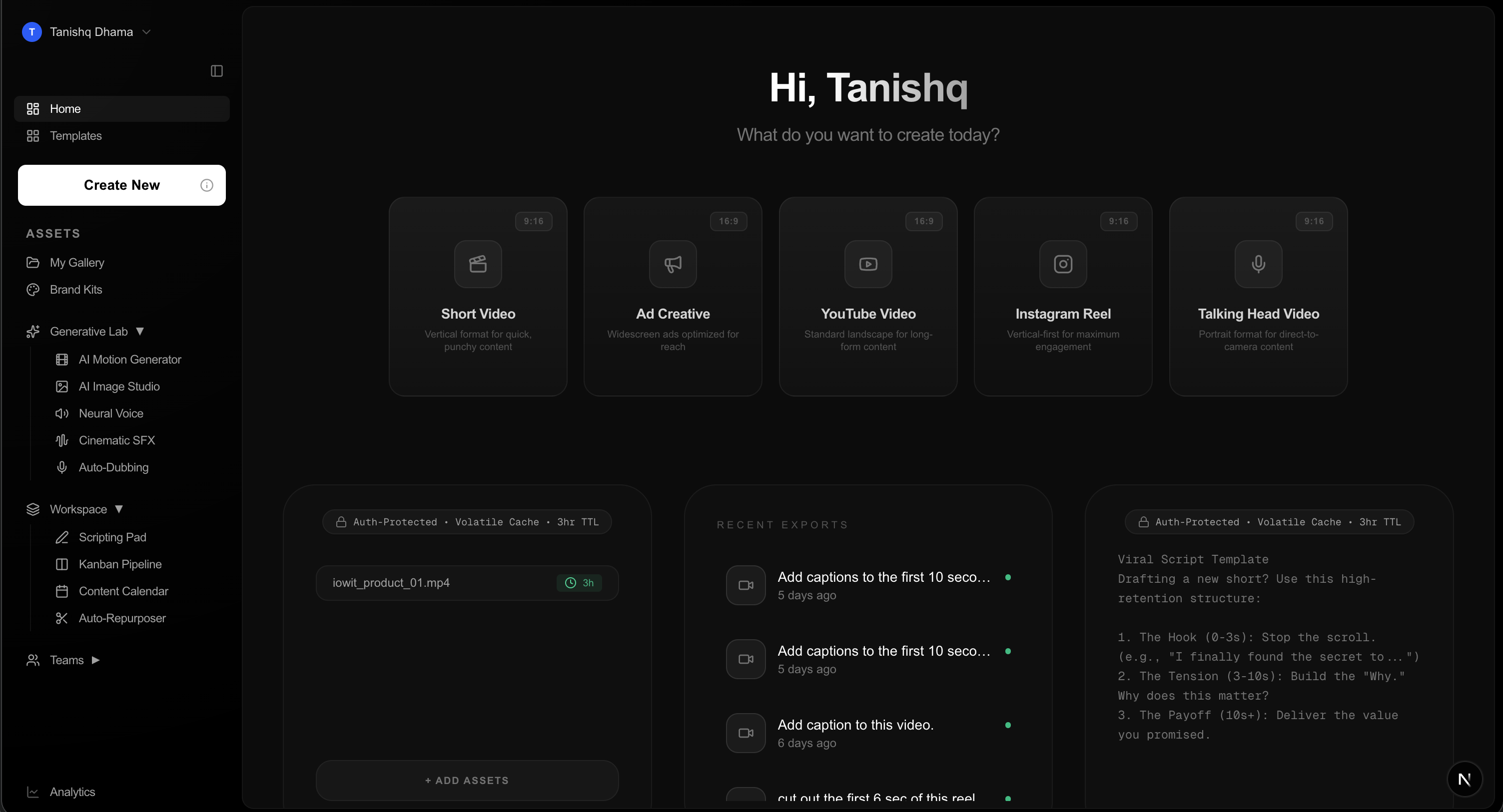 Dashboard Mockup